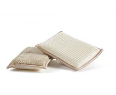 Perfekt ECO Bamboom Schwamm, Schreibtisch, Mehrfarbig, 13 x 9 x 2.5 cm, 2 Einheiten