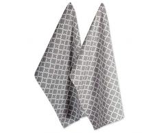 DII 100% Baumwolle Geschirrtuch Gray Lattice