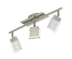 Briloner Leuchten LED Deckenstrahler, Deckenleuchte, LED Strahler, Deckenlampe, Spots, Wohnzimmerlampe, Deckenspot, Deckenbeleuchtung, Deckenlampe Wohnzimmer-Kinderzimmer-Schlafzimmer, LED Lampe, schwenkbar