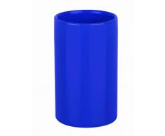 Spirella Tube Zahnputzbecher, Steingut, Marineblau