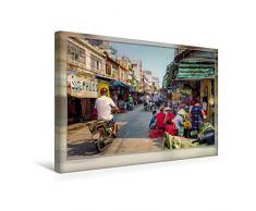 Calvendo Premium Textil-Leinwand 45 cm x 30 cm Quer, Vietnam, Ho Chi Minh | Wandbild, Bild auf Keilrahmen, Fertigbild auf Echter Leinwand, Leinwanddruck Orte Orte