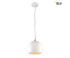 SLV Pendelleuchte PLASTRA 25 | Gips-Leuchte, Bemalbare Hänge-Leuchte zur Beleuchtung innen, Deckenleuchte dimmbar | Gestaltbare Decken-Lampe Kinderzimmer, Flur, Badezimmer | GX53, max. 11W, EEK B-A++