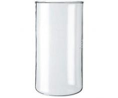 Bodum Spare Beaker/Glass, Ersatzglas ohne Ausguss für Kaffeebereiter/Kaffeekocher, 8 Tassen, 1 l, transparent, 01-10945-10