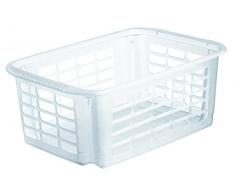 Rotho Reverso Aufbewahrungskorb, , transparen, 10 Liter (38,5 x 26 x 15 cm)