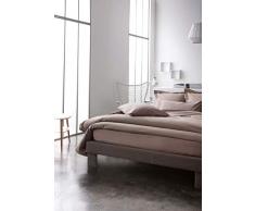 TODAY 201101 Spannbettlaken, Baumwolle, 190 x 140 cm, Mastic, 140 x 190