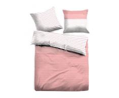 TOM TAILOR Unisex Heimtextilien & Bettware Gemusterte Wende-Bettwäsche Rose,135/200