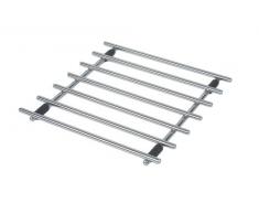 Faringdon Quadratischer Topfuntersetzer, Chrom, 25 x 25 cm