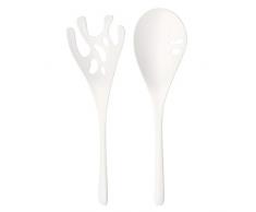 koziol Salatbesteck Shadow, Kunststoff, weiß, 3.6 x 10.5 x 33 cm