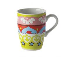 Rose und Tulpen – R1330026RO Tasse in Geschenkbox grün