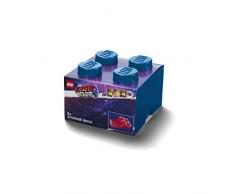 LEGO 4 Knoppen Aufbewahrungsbox, Plastik, Blau, One Size