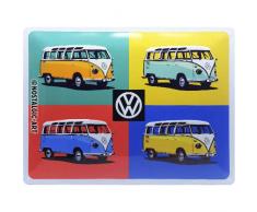 Nostalgic-Art 23277 - VW Bulli - Pop Art - Blechschild 30 x 40 cm
