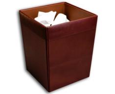 Dacasso Abfalleimer, quadratisch, Mokka