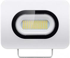 Goobay 38705 LED-Außenstrahler mit modernen Design, Slim Design, 50W (ersetzt 290W Glühbirne), 4000K, 4000 Lumen, Abstrahlwinkel 110 Grad - Lichtlösung für Hauseingänge, Garagen, Carports & Zugangsweg