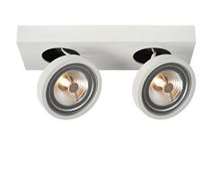 Lucide NENAD AR111 - Deckenstrahler - LED Dim. - G53 (AR111) - 2x10W 2700K - Weiß