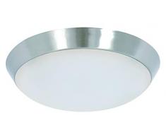 LUCCI FINI Light Kit LED Beleuchtungseinheit für Deckenventilator Airfusion Type A, Metall, 15 W, Chrome gebürstet, 22,6 x 4,8