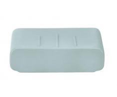 Kleine Wolke Cubic Seifenschale, Steinzeug, Opal, Maße ca. 85 x 29 mm