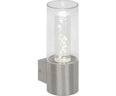 Brilliant Arctic LED Außenwandleuchte spritzwassergeschützt edelstahl 480 Lumen, LED integriert
