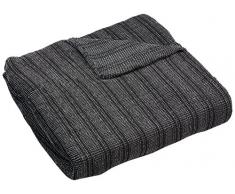 Zebra Textil Sofa, Grau