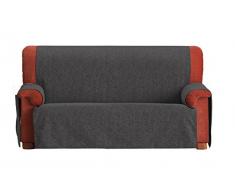 Eysa Dream Nicht elastisch Sofa überwurf 2 sitzer, Chenille, 06-grau, 37 x 5 x 29 cm