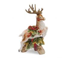 Fitz and Floyd Regal Holiday Collection Kerzenhalter Springendes Hirsch