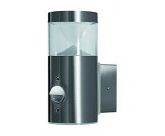 LEDVANCE LED Wand- und Deckenleuchte, Leuchte für Außenanwendungen, Warmweiß, Integrierter Tageslicht- und Bewegungssensor, Endura Stlye Mini Wall Sens