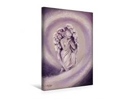 Premium Textil-Leinwand 30 x 45 cm Hoch-Format Zauberhafter Schutzengel | Wandbild, HD-Bild auf Keilrahmen, Fertigbild auf hochwertigem Vlies, Leinwanddruck von Marita Zacharias