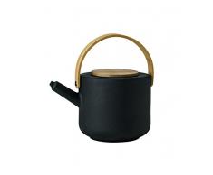 Stelton Theo 1,25 l Teekanne, Stein, schwarz 21.5 x 17.5 x 17 cm