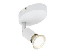 Briloner Leuchten LED Wandleuchte, Wandlampe, Deckenleuchte, Deckenlampe, Spot, LED Strahler, Wohnzimmerlampe, LED Lampe, Deckenlampe, LED Strahler, schwenkbar