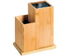 Kesper Messerblock, 58025, Bambus, Maße: 18,5 x 12,7 x 24 cm, Braun