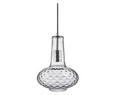 LEDVANCE Vintage Edition 1906, Deckenleuchte mit E27 Sockel, Rauchgraues Glas, Ohne Leuchtmittel, Carved Pendant Pear