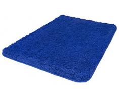Kleine Wolke Badteppich, Blau, 60 x 90 cm