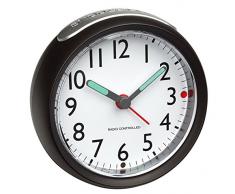 TFA Dostmann Analoger Funk-Wecker, Kunststoff, weiß, (L) 9 x (B) 4 x (H) 11.5 cm