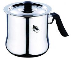 Renberg Fitness - Milchtöpfe Edelstahl mit bakelithandgriff und Deckel 17.2 cm 2.5l