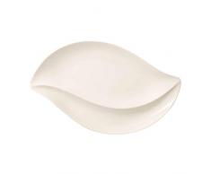 Villeroy & Boch New Cottage Special Serve Salad Servierteller, 50x30 cm, Premium Porzellan, Weiß