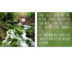 Pro-Art glaset2d985986 Wandbild Glas-Art Mix und Match Duo Eines Tages ...., 2x 20 x 20 cm