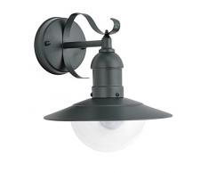 RABALUX 8682, Oslo Wandleuchte, Metall, 60 watts, E27, Grün, 28 x 24 x 28 cm