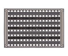 CarFashion Outdoor Fußmatte PUR|GridClean, mit hochwirksamer Textileinlage und Disc-Scraper in robuster Gitter-Rost-Struktur, Bronce, TPE-VC 100% Nachhaltig, Bronze Metallic, 59 x 39 cm
