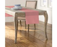 LA, Leinen, Polyester, Popelin, Tischläufer, Polyester, Dusty Rose, 35.56 x 274.3 x 0.04 cm