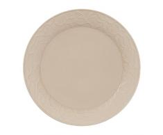 Villeroy & Boch Caffè Club Floral Touch of Hazel Dessertteller, 21 cm, Premium Porzellan, Weiß/Braun