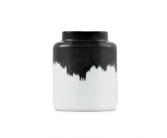 Normann Copenhagen 102051 Agnes Vase, schwarz / weiÃ
