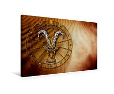 Premium Textil-Leinwand 75 x 50 cm Quer-Format Steinbock | Wandbild, HD-Bild auf Keilrahmen, Fertigbild auf hochwertigem Vlies, Leinwanddruck von Peter Roder