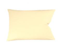 Fleuresse Colours Kissenbezug, Mako Satin, vanille, 40 x 80 cm