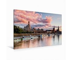 Premium Textil-Leinwand 120 x 80 cm Quer-Format Barockes Dresden | Wandbild, HD-Bild auf Keilrahmen, Fertigbild auf hochwertigem Vlies, Leinwanddruck von Gerhard Aust