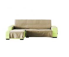 Eysa Lona Liso Sofa Ãberwurf Chaise Longue 240 cm. links Frontalsicht - Fb. 01-beige