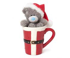 Me to You XGZ01005 Weihnachts-Tasse und Tatty Teddy Weihnachtsmann-Bär-Geschenkset, Keramik