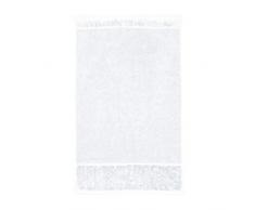möve Bamboo Luxe Gästetuch 30 x 50 cm aus 60% Baumwolle / 40% Viskose aus Bambus-Zellstoff, snow