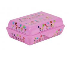 Rotho Brotdose, Kunststoff, Rosa, 0,5 L