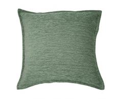 McAlister Textilien Plain Chenille Samt Kissenhülle in Denim Blau Maße 55 x 55 cm Kissenhülle im einfarbigen Style für Schlafzimmer, flauschiges Deko-Kissenhülle für Wohnzimmer oder sonstige Dekoration