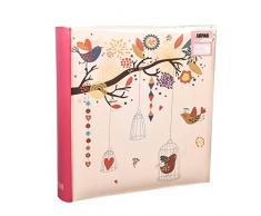 ARPAN Memoalbum im Art-Deco-Stil, 4 x 6 x 10 x 15 cm, für 200 Fotos, 23 x 4 x 23 cm