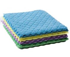 REZI Microfaserprodukte GmbH Schwammtuch Microfaser Spültuch, (gemischt), 17 x 20 cm